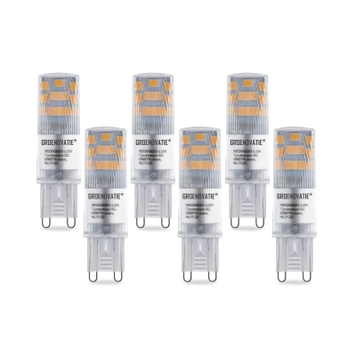 Afbeelding van G9 LED Lamp 2W Classic Warm Wit 6 Pack