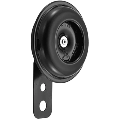 Afbeelding van 12 V universele hoorn voor motorfiets, voertuig, auto, vrachtwagen, bromfiets, scooter, ATV, zwart, 105 dB, waterdicht