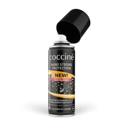 Afbeelding van Cocciné Nano Strong Protection impregneerspray universeel voor schoenen, leer, textiel, nubuck en fluweel, 230 ml, waterdicht kleurloos, transparant, Transparant