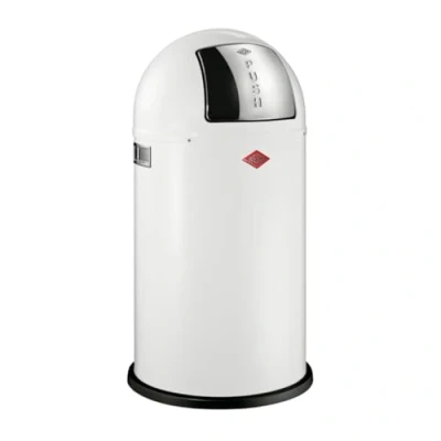 Afbeelding van Afvalbak Wesco Pushboy, wit