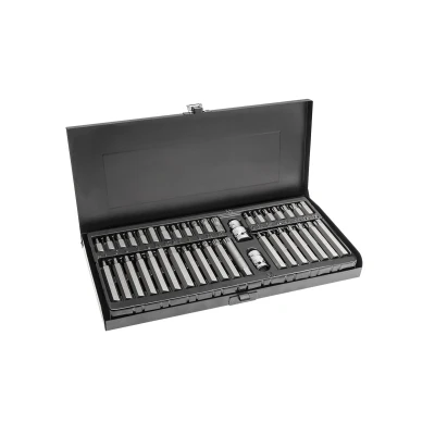 Afbeelding van Hogert Technik HT1S404 Set schroevendraaierbits Metalen cassette 40