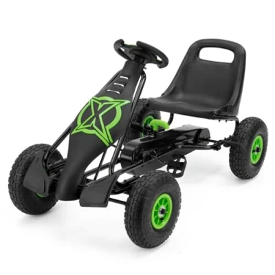 Afbeelding van Xootz Viper Go Kart Skelter Junior Zwart/Groen