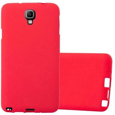 Afbeelding van Cadorabo Hoesje geschikt voor Samsung Galaxy NOTE 3 NEO in FROST ROOD Beschermhoes gemaakt van flexibel TPU silicone Case Cover