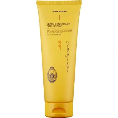 Afbeelding van Seven Potions Baardconditioner voor Mannen Voorkomt Jeuk en Roos in je Baard Natuurlijk, Vegan, Diervriendelijk (Citrus Tonic,250ml)