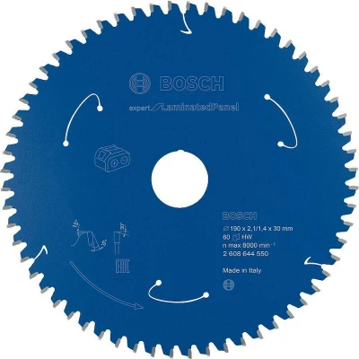 Afbeelding van Bosch Accessories 2608644550 Cirkelzaagblad 190 x 30 mm Aantal tanden: 60 1 stuk(s)