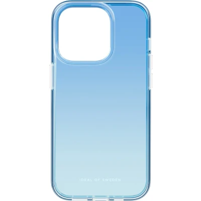 Afbeelding van iDeal of Sweden Hoesje Geschikt voor iPhone 14 Pro ClearCase Design Lichtblauw / Light Blue