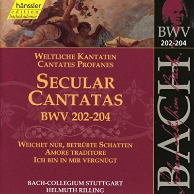 Afbeelding van Bach Collegium Stuttgart, Helmuth Rilling J.S. Bach: Weltliche Kantaten Bwv 202,204 (CD)