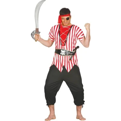 Afbeelding van Carnavalspak Zeerover Maatkeuze: Maat M
