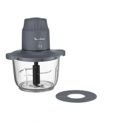 Image de Moulinex Choppeo, Hachoir avec récipient en verre, Capacité utile de 1 L, Verre borosilicate, Facile à nettoyer, 2 vitesses, Java Pepper, DJ602110