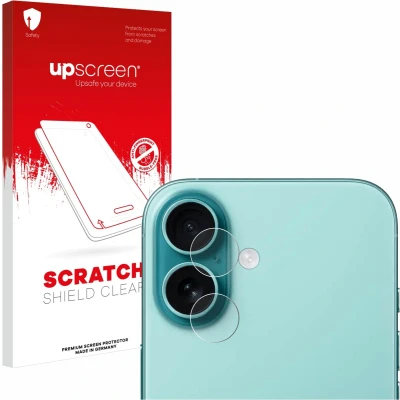 Afbeelding van upscreen Screenprotector voor Apple iPhone 16 (ALLEEN Camera Lens) Folie Beschermfolie transparant