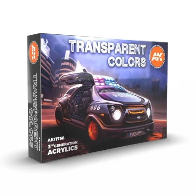 Afbeelding van Transparant Color 3rd Gen 6 kleuren 17ml AK11758