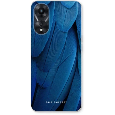 Afbeelding van Case Company® hoesje geschikt voor Oppo A58x Pauw Soft Cover Telefoonhoesje Bescherming aan alle Kanten en Schermrand