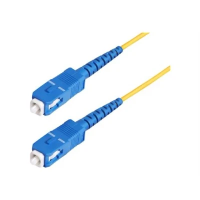 Afbeelding van StarTech.com 100m SC naar (UPC) OS2 Single Mode Simplex Glasvezel Kabel, 9/125µm, 40G/100G, Low Insertion Loss, LSZH Fiber