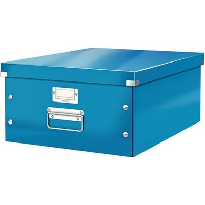 Afbeelding van Opbergbox Leitz WOW Click &amp; Store 369x200x482mm blauw