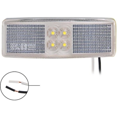 Afbeelding van Pro Plus Markeringslamp Contourverlichting 110 x 40 mm 12 en 24 Volt LED Wit blister