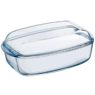 Afbeelding van Pyrex Essentials Schaal Rechthoek met Deksel 4,5 liter