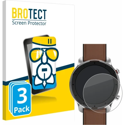 Afbeelding van BROTECT AirGlass kogelwerende glasfolie, Smartwatch beschermfolie, Transparant