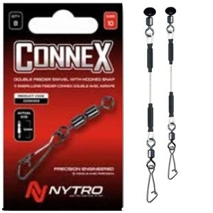 Afbeelding van Nytro Connex Stiff Feeder Link Hooked Snap 6.5cm Klein materiaal