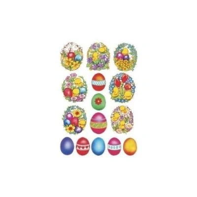 Image de Herma etiquettes de pâques decor fleurs et poussins 3689