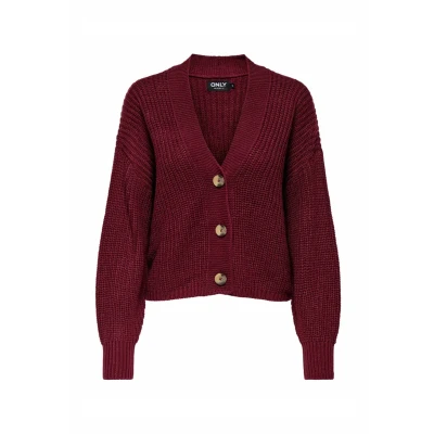 Afbeelding van ONLY Onlcarol NICE Vest, Dames, Maat: XS, Cabernet