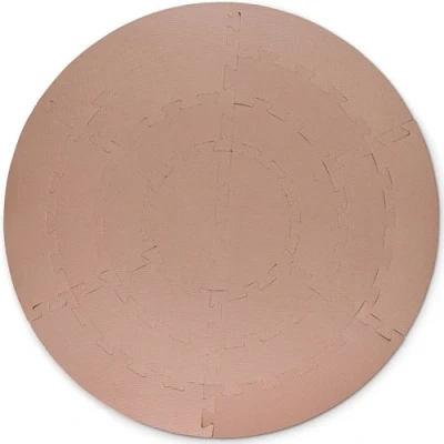 Afbeelding van That&#039;s mine foam speelmat rond 110 cm light brown