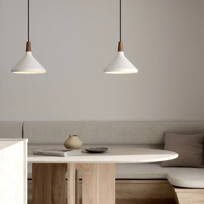 Afbeelding van Hanglamp Nori Ø 27 cm, wit