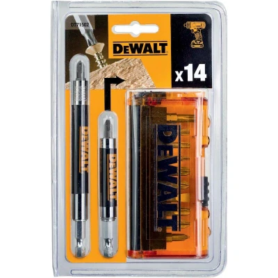 Afbeelding van DeWalt DT71502 14 delige bitset in cassette