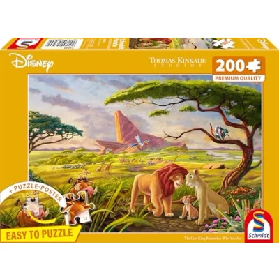 Afbeelding van Schmidt Spiele 56560 puzzel 200 stukjes Thomas Kinkade Disney The Lion King Remember Who You Are meerkleurig