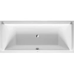 Afbeelding van Duravit Starck duobad inbouw acryl rechthoekig 180x90x46cm wit
