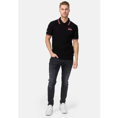 Afbeelding van Lonsdale Lynton Poloshirt, Heren, Maat: Small, Black