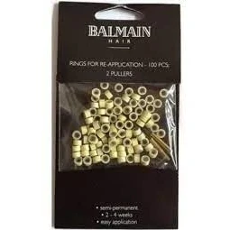 Afbeelding van Balmain 100 Rings + 2 Pullers Beige