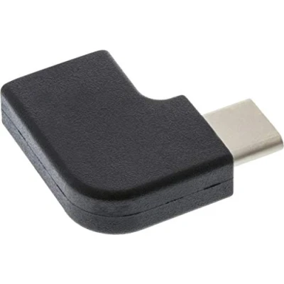 Image de InLine Adaptateur USB 24 pin C (M) incliné pour (F) 3.1 Gen 2 Power Delivery (3A, 60W) noir
