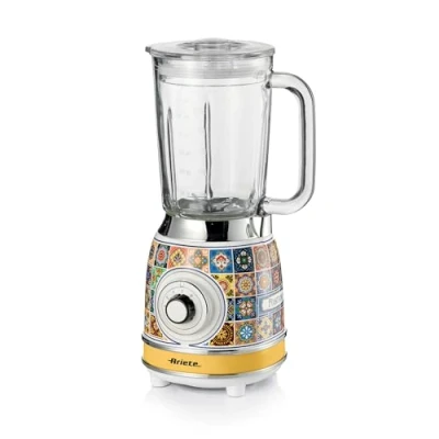 Afbeelding van Ariete Positano 0583 Italiaans design blender 1100 Watt glazen kan 1,5 liter inhoud Ice crush