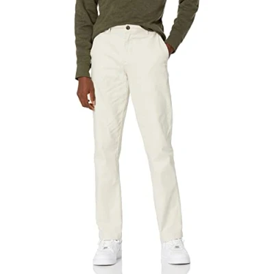 Image de Amazon Essentials Pantalon chino stretch décontracté, coupe athlétique (grandes tailles disponibles) Men&#039;s, Gris Pierre, 34W / 31L