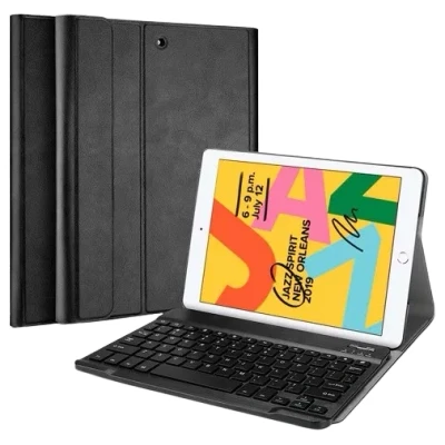 Image de Just in Case Premium Bluetooth Keyboard Noir Apple iPad 2019/iPad 2020/iPad 2021