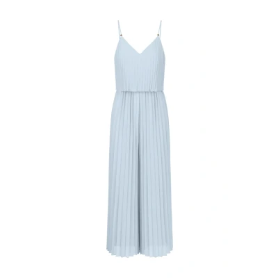 Afbeelding van Apart Plisseeoverall Jumpsuit, Dames, Maat: 46, Hellblau