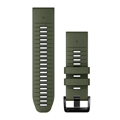 Afbeelding van Garmin QuickFit 26mm horlogebanden, Moss/Graphite siliconen