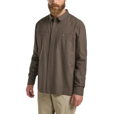 Afbeelding van Jack Wolfskin Overhemd, Heren, Maat: 2XL, Cold coffee
