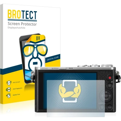 Afbeelding van BROTECT Screenprotector voor Panasonic Lumix DMC GM1 Folie Beschermfolie transparant (2 Stuks)