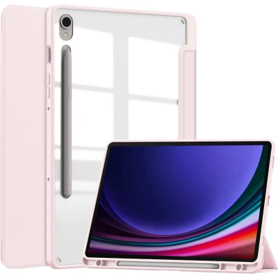 Afbeelding van iMoshion Tablet Hoes Geschikt voor Samsung Galaxy Tab S9 Trifold Hardcase Bookcase Roze