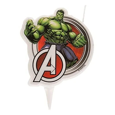 Afbeelding van DEKORA The Hulk Avengers verjaardagskaars
