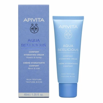 Afbeelding van Apivita Face Care Aqua Beelicious Comfort Hydrating Rich Texture Dagcrème 40ml