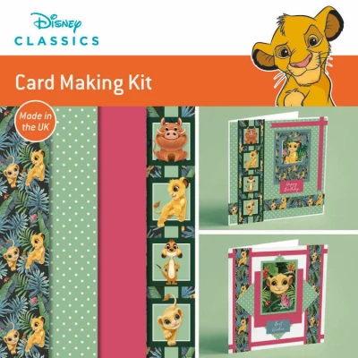 Afbeelding van The Lion King 6x6 Card Making Kit Makes 3 Cards