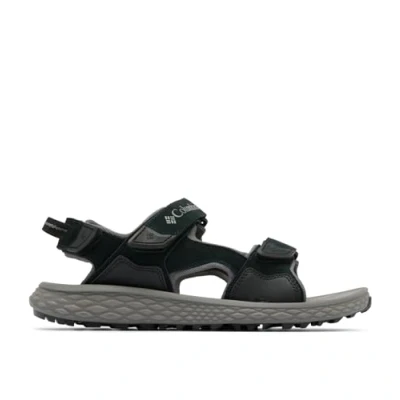 Afbeelding van Columbia Konos Hiker 3 Strap Outdoorsandalen, Heren, Maat: 43, Black/city grey Leer/ synthetisch