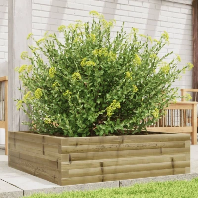 Afbeelding van Plantenbak 80x80x23 cm geïmpregneerd grenenhout