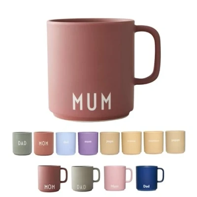 Afbeelding van Design Letters Koffiemok cadeau idee voor Vaderdag De mok papa Originele van porselein vaders Vaatwasmachinebestendige espressomok Perfect 250 ml