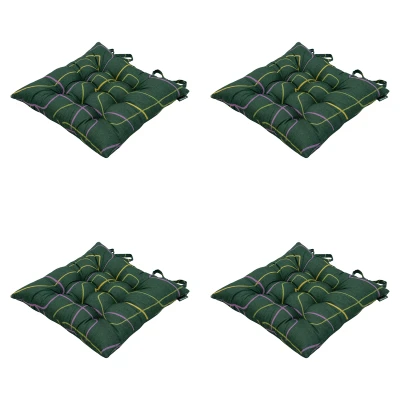 Afbeelding van Madison Toscane kussen 46X46 Joah green 4 stuks