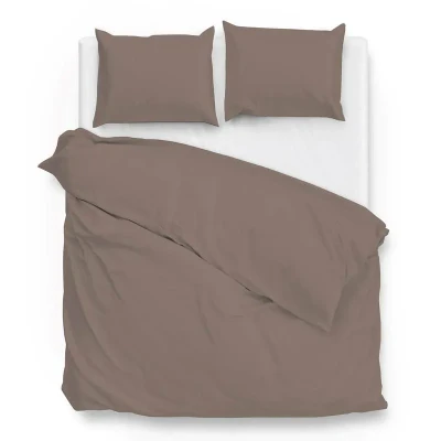 Afbeelding van Dekbedovertrek Satinado Canyon Rose Lits jumeaux XL (260x200/220 cm) Katoen satijn Effen Roze Zo!Home Ga naar