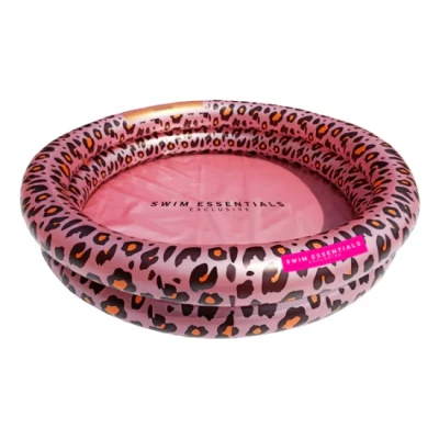 Afbeelding van Swim essentials peuterzwembad panterprint roségoud Ø 60 cm