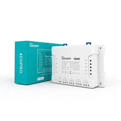 Afbeelding van Sonoff 4CH 4 Gang Smart Schakelaar Inching Interlock Self locking Bedien apparaten in huis met je smartphone